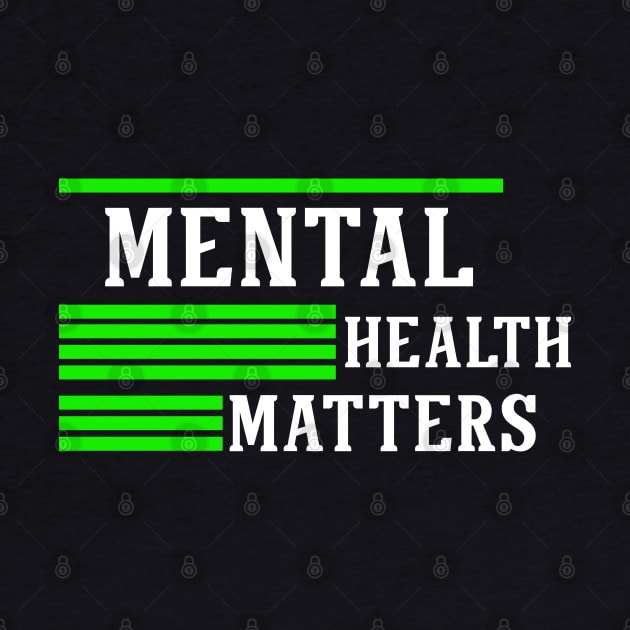 Mental Health Matters by Color Fluffy